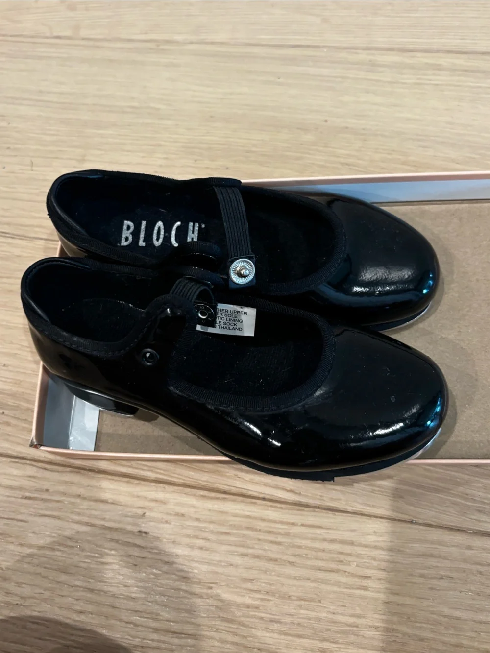 Bloch Kids Annie Tyette Tap toddler girl 8.5 Patent Mary Jane Strap Shoes
